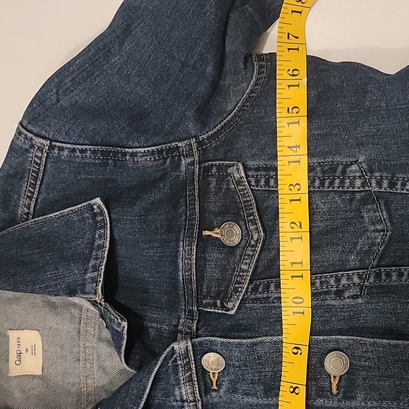 GAP Icon Jean Jacket Cotton Spandex Stretch Blend Denim Women's XS - Picture 6 of 16